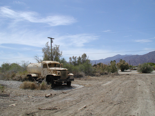 Abandoned truck